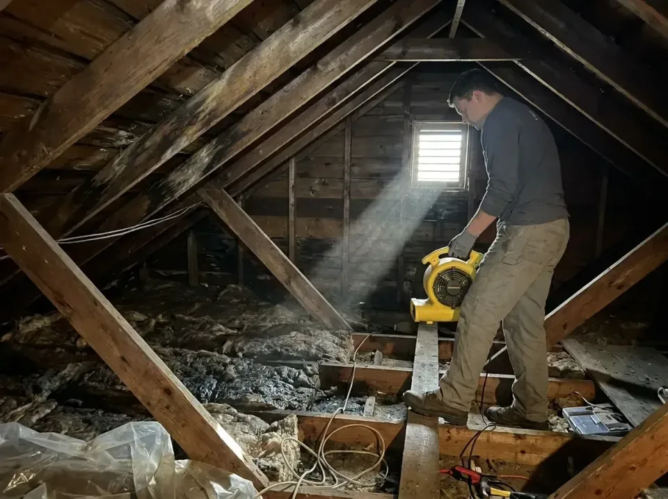 attic-water-damage-drying-proc-007 — frequently asked questions, Emergency Water Extraction & 24/7 Flood Response in Fallon,…